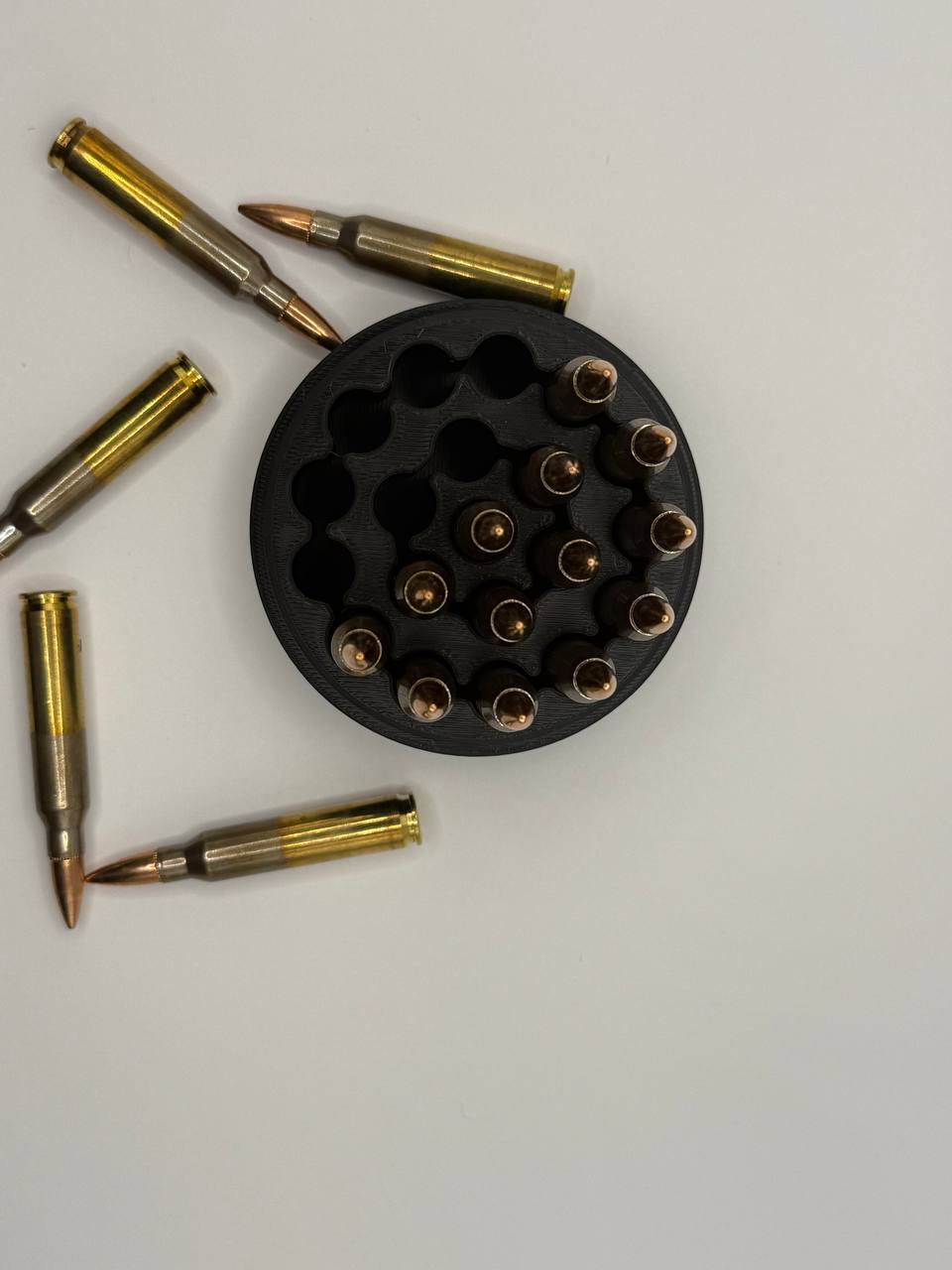 Bunker Bullets 5.56 Round Carrier — 3D Printed Screw-Top Case