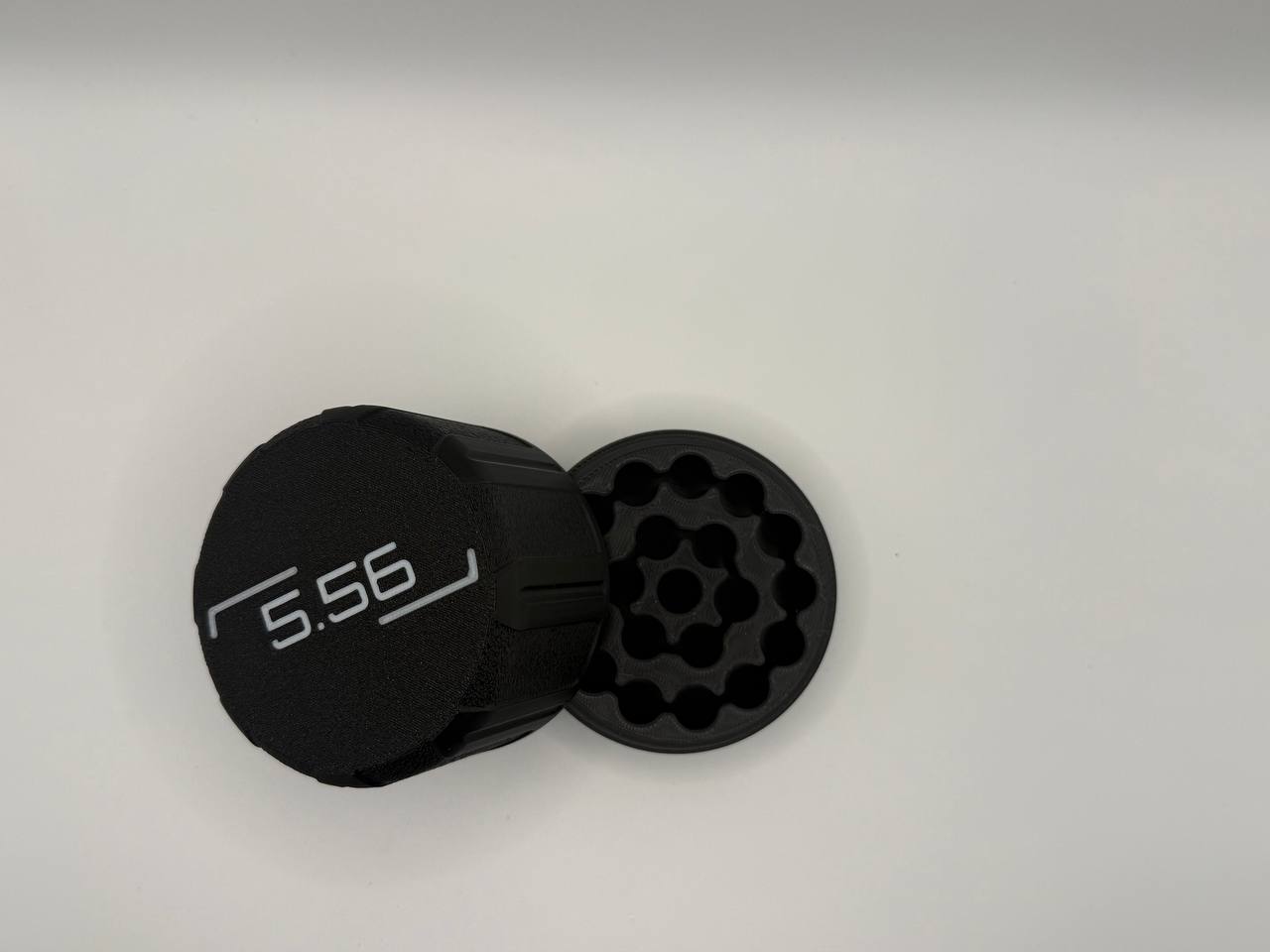 Bunker Bullets 5.56 Round Carrier — 3D Printed Screw-Top Case