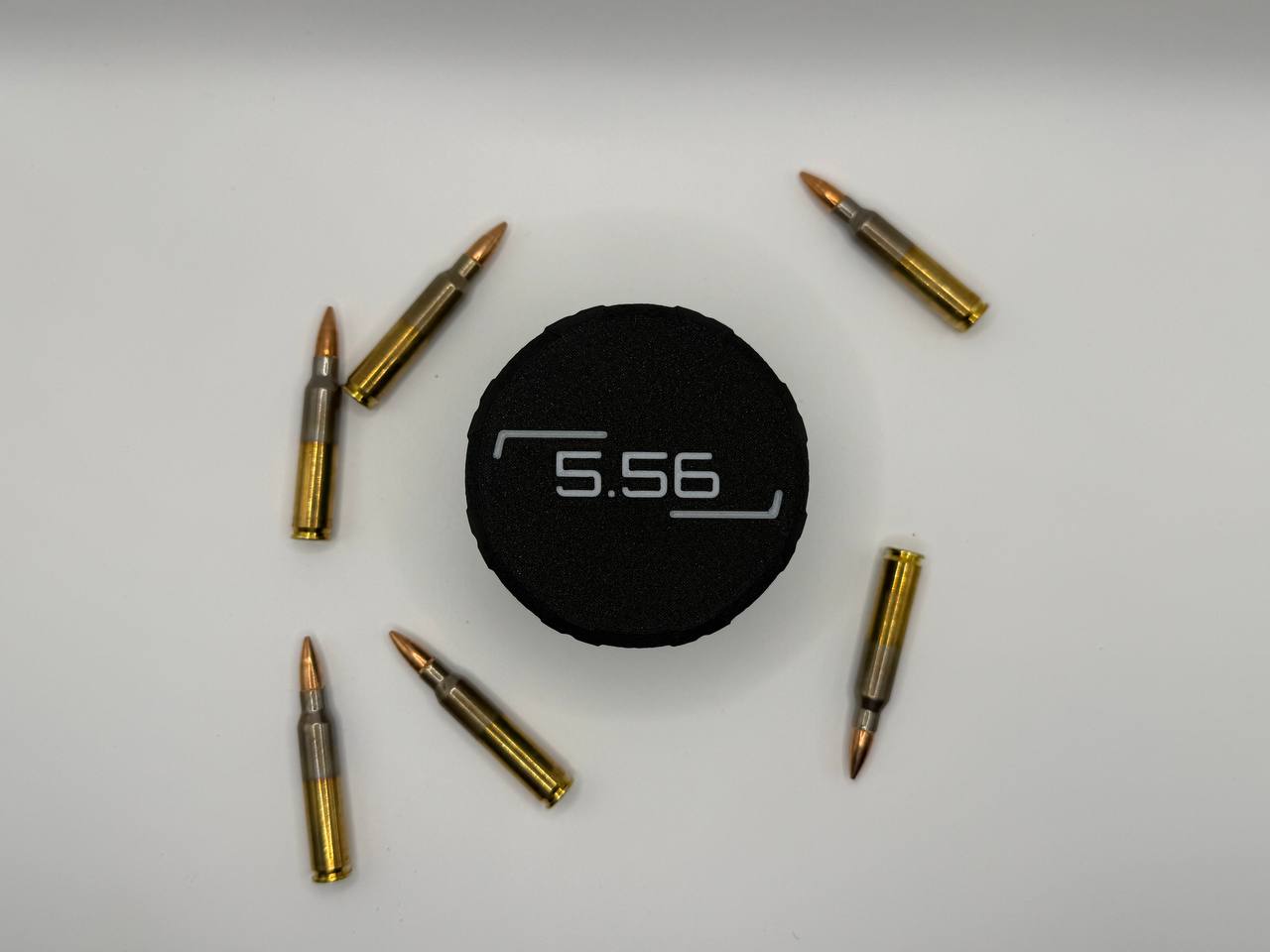 Bunker Bullets 5.56 Round Carrier — 3D Printed Screw-Top Case